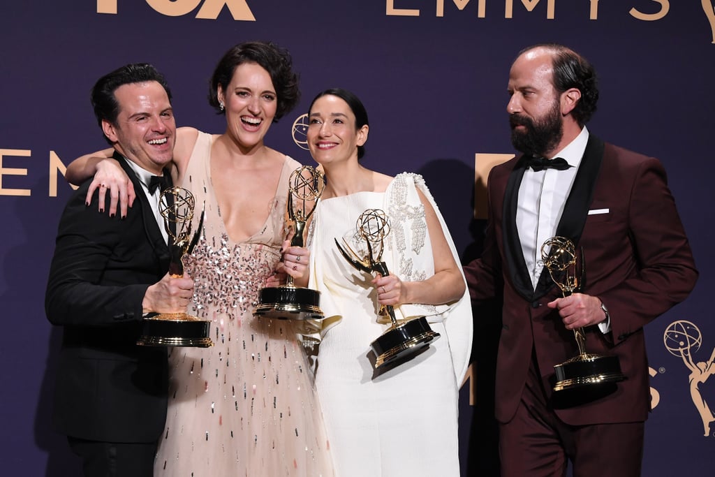 Andrew Scott, Phoebe Waller-Bridge, Sian Clifford, and Brett Gelman at the 2019 Emmys