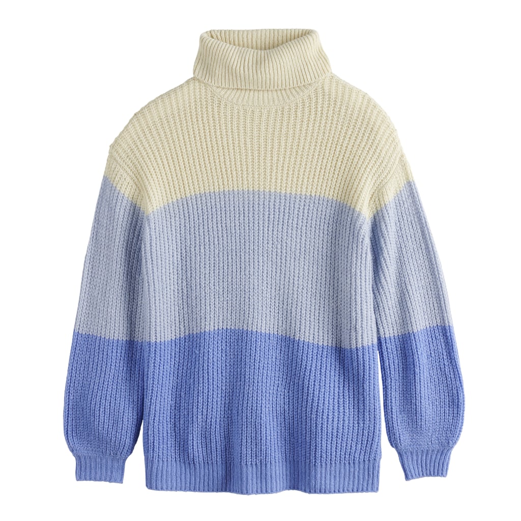 POPSUGAR Oversized T-Neck Sweater