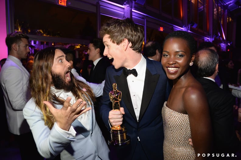 Jared Leto, Eddie Redmayne, and Lupita Nyong'o