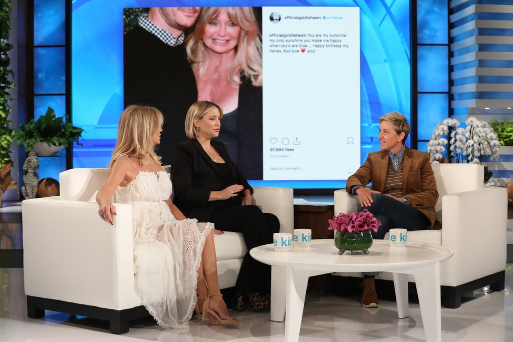 Kate Hudson and Goldie Hawn on The Ellen Show 2018