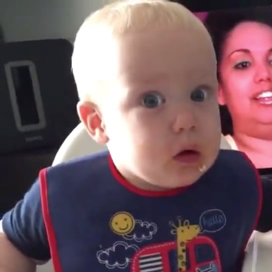 Baby Realizes Mistake of Giving Last Bite of Food to His Dog