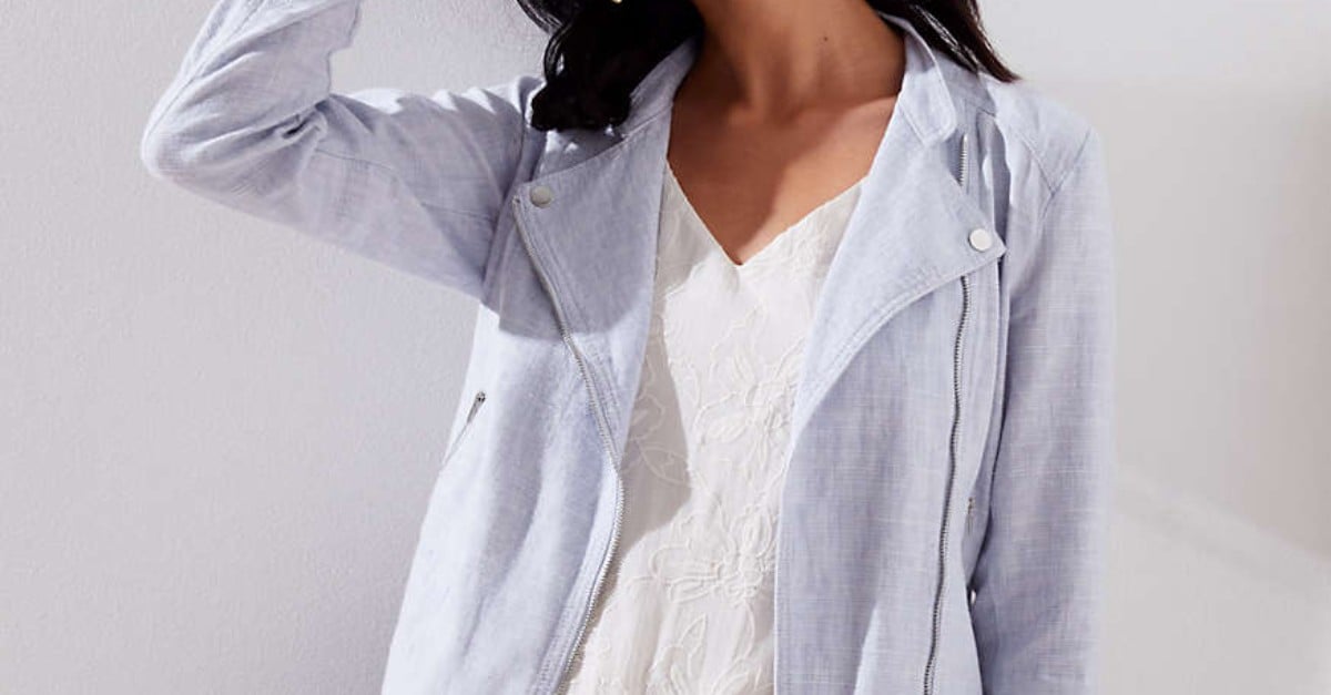 Loft on sale white jacket
