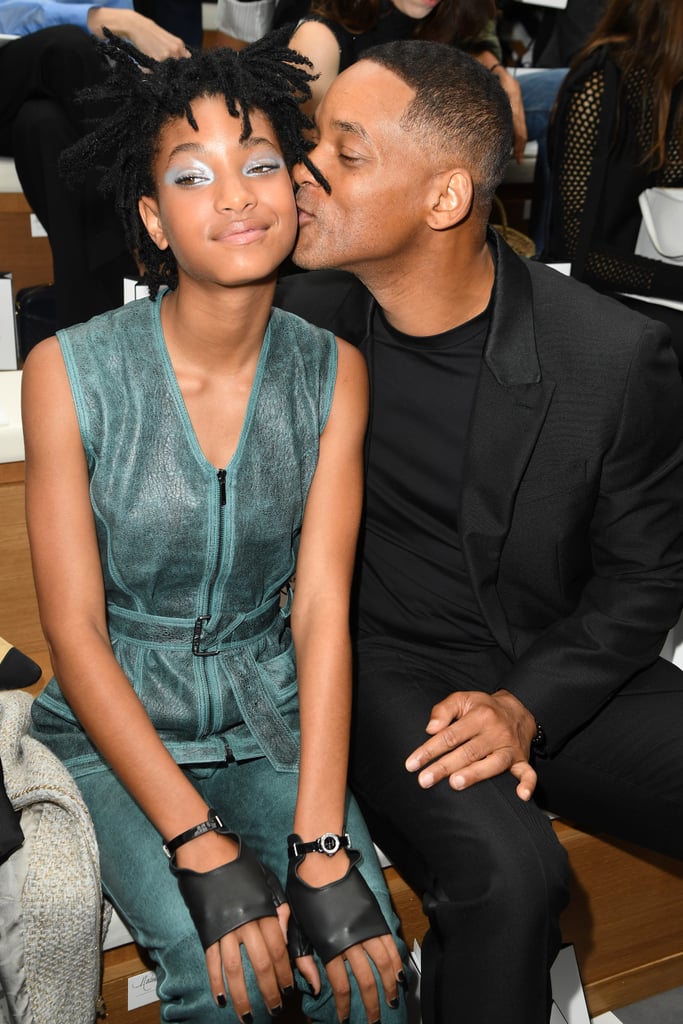 Will Smith and Willow Smith at Paris Fashion Week July 2016
