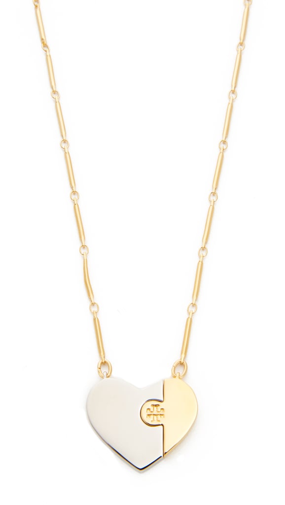 Tory Burch Puzzle Heart Necklace