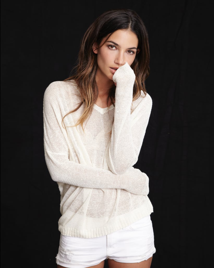 Lily Aldridge For Velvet Josie Silk Linen Sweater ($139)
Source: Courtesy of Velvet
