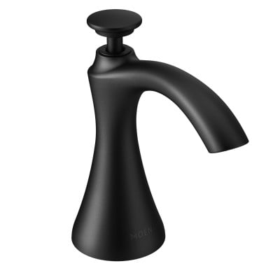 matte black soap dispenser
