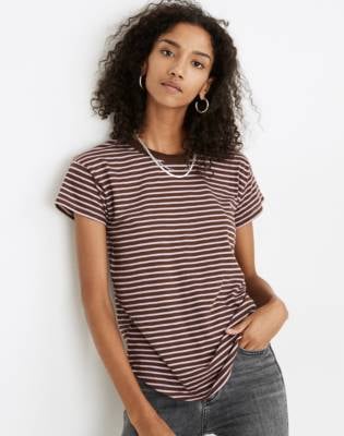 Madewell Whisper Cotton Rib-Crewneck Tee