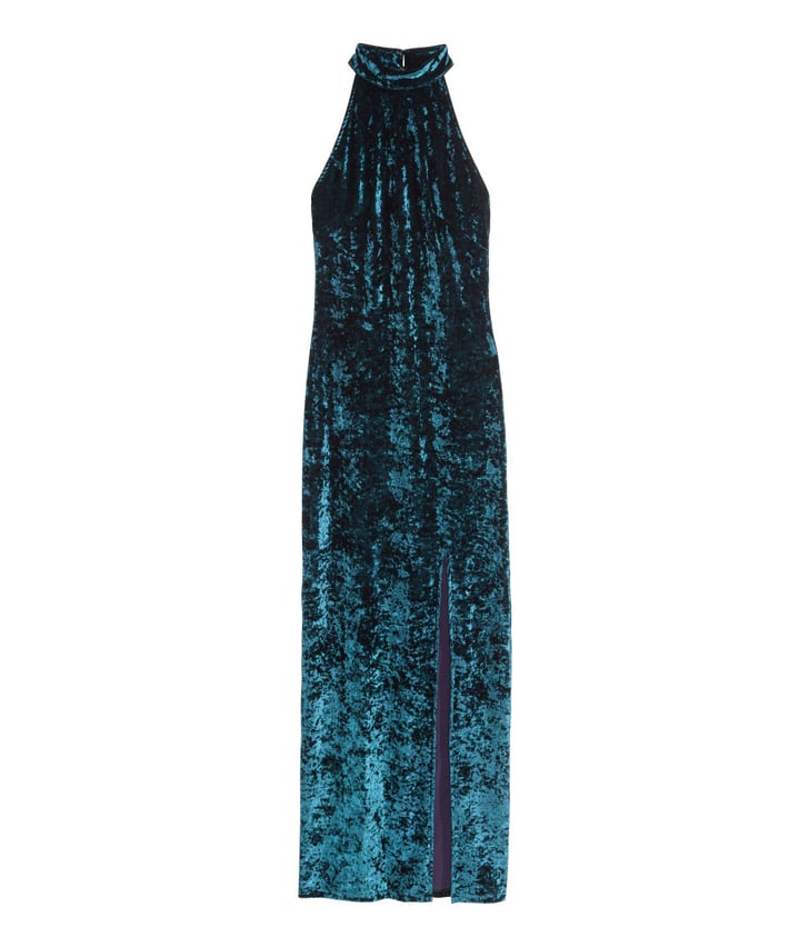 H&M Crushed Velvet Maxi Dress (50) Cheap Party Dresses POPSUGAR