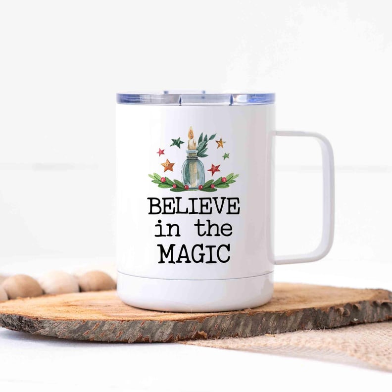 Believe in the Magic Insulated Christmas Travel Mug