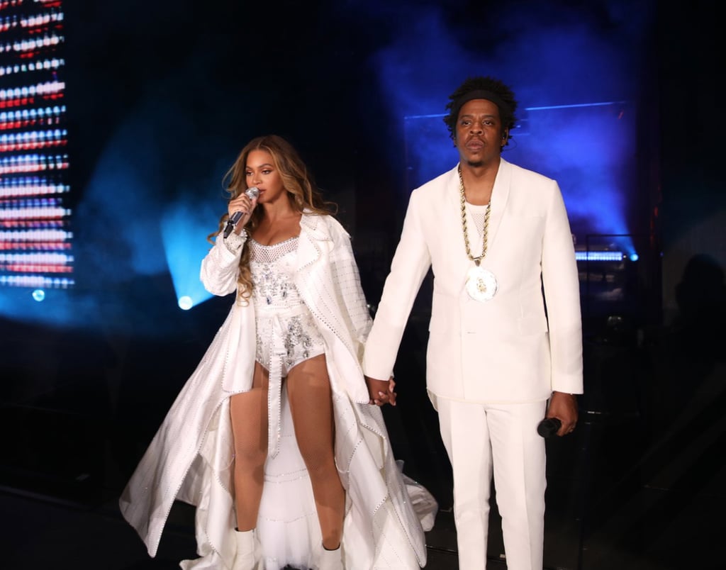 She Wore This White-Hot Look With JAY-Z
