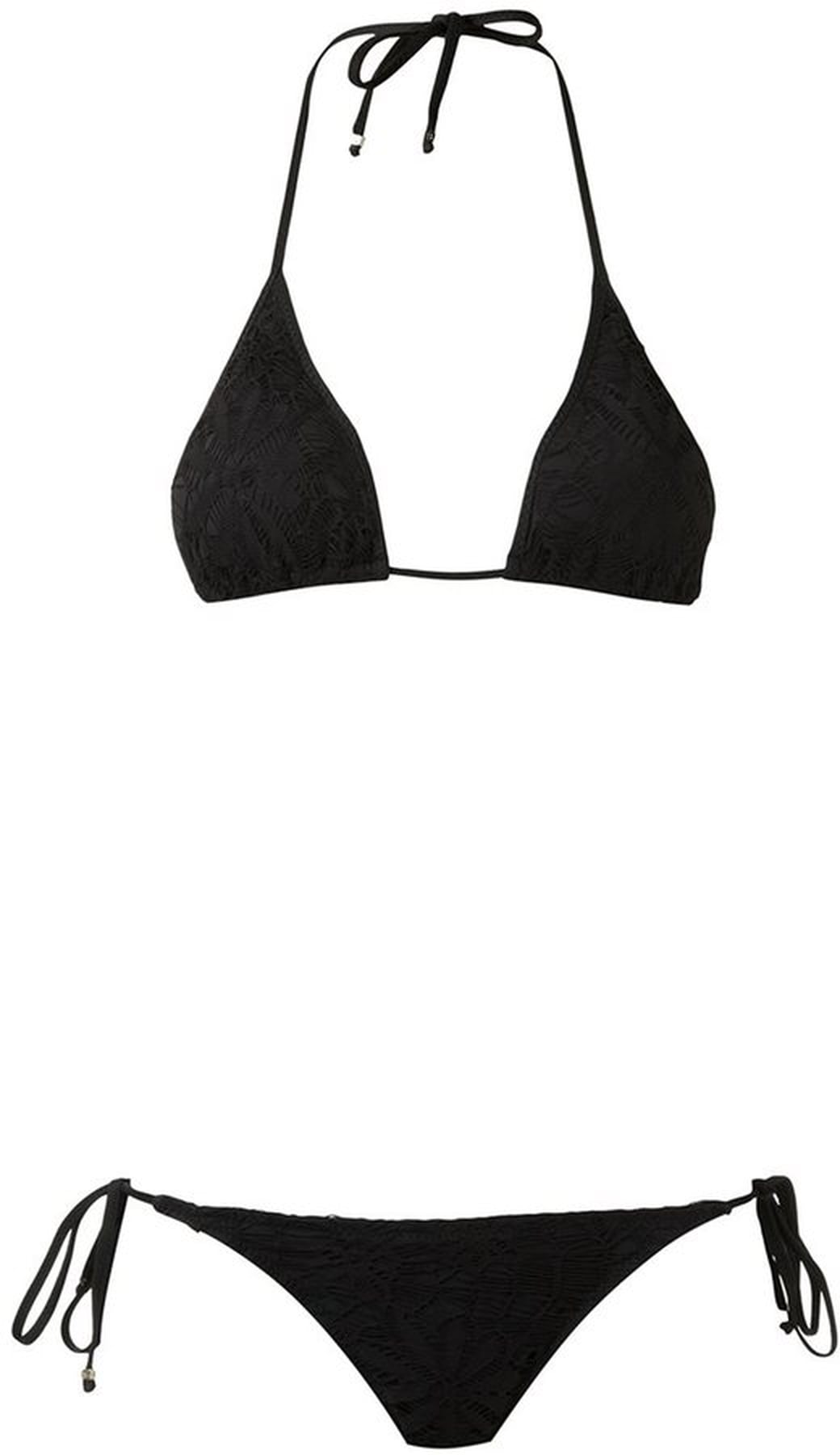 Gwyneth Paltrow Black Triangle Bikini | POPSUGAR Fashion