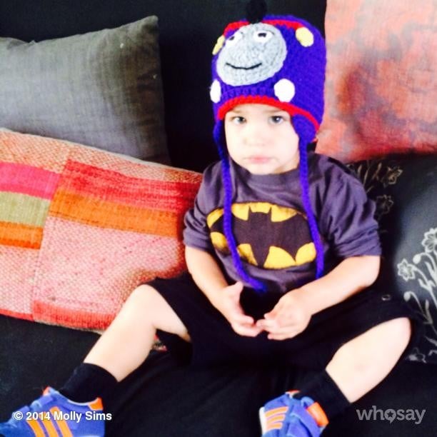 Brooks Stuber wore all his favorite things — Thomas the Tank Engine and Batman — together.
Source: Instagram user mollybsims
