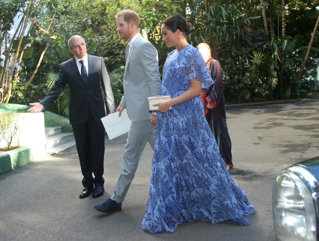 Prince Harry and Meghan Markle Meeting the King of Morocco