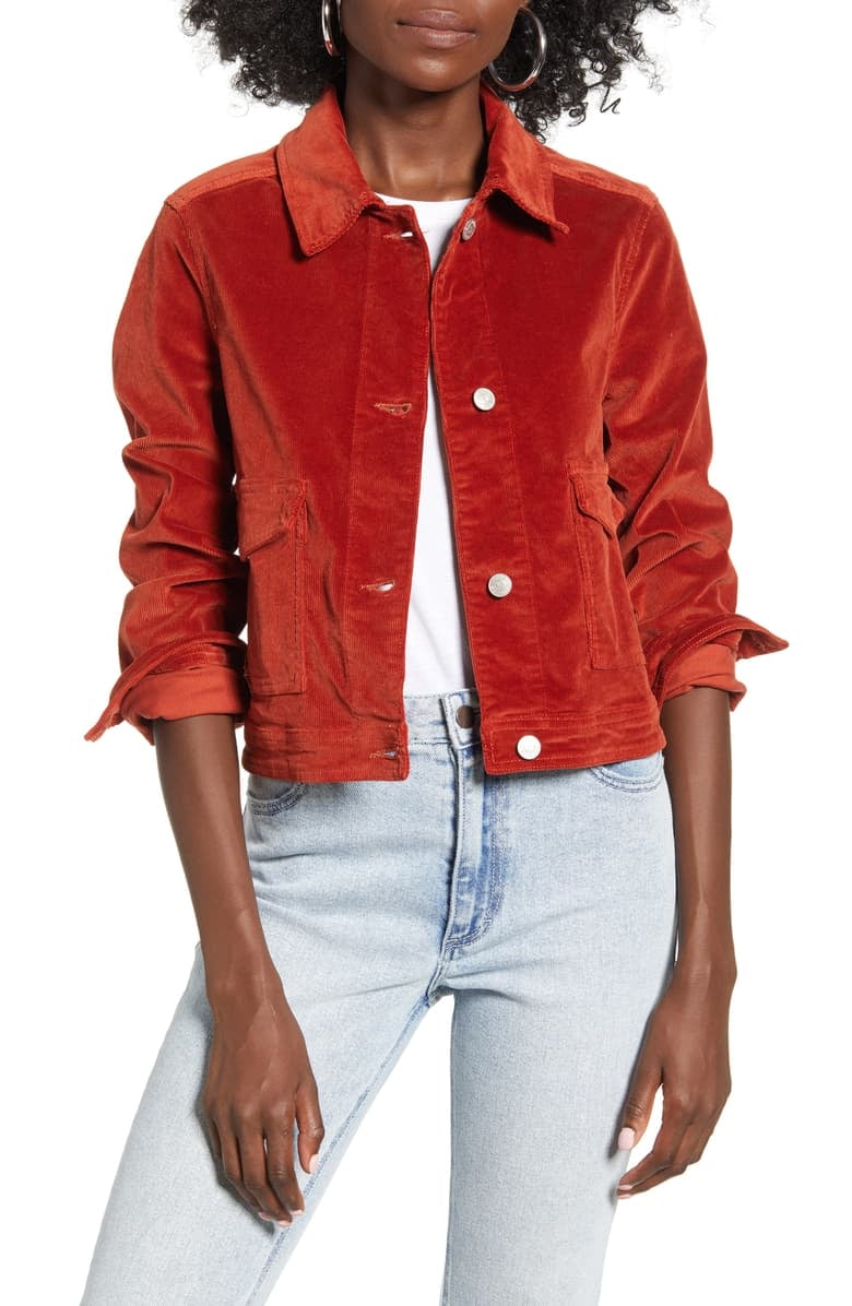 Vigoss Boxy Corduroy Jacket | Nordstrom 