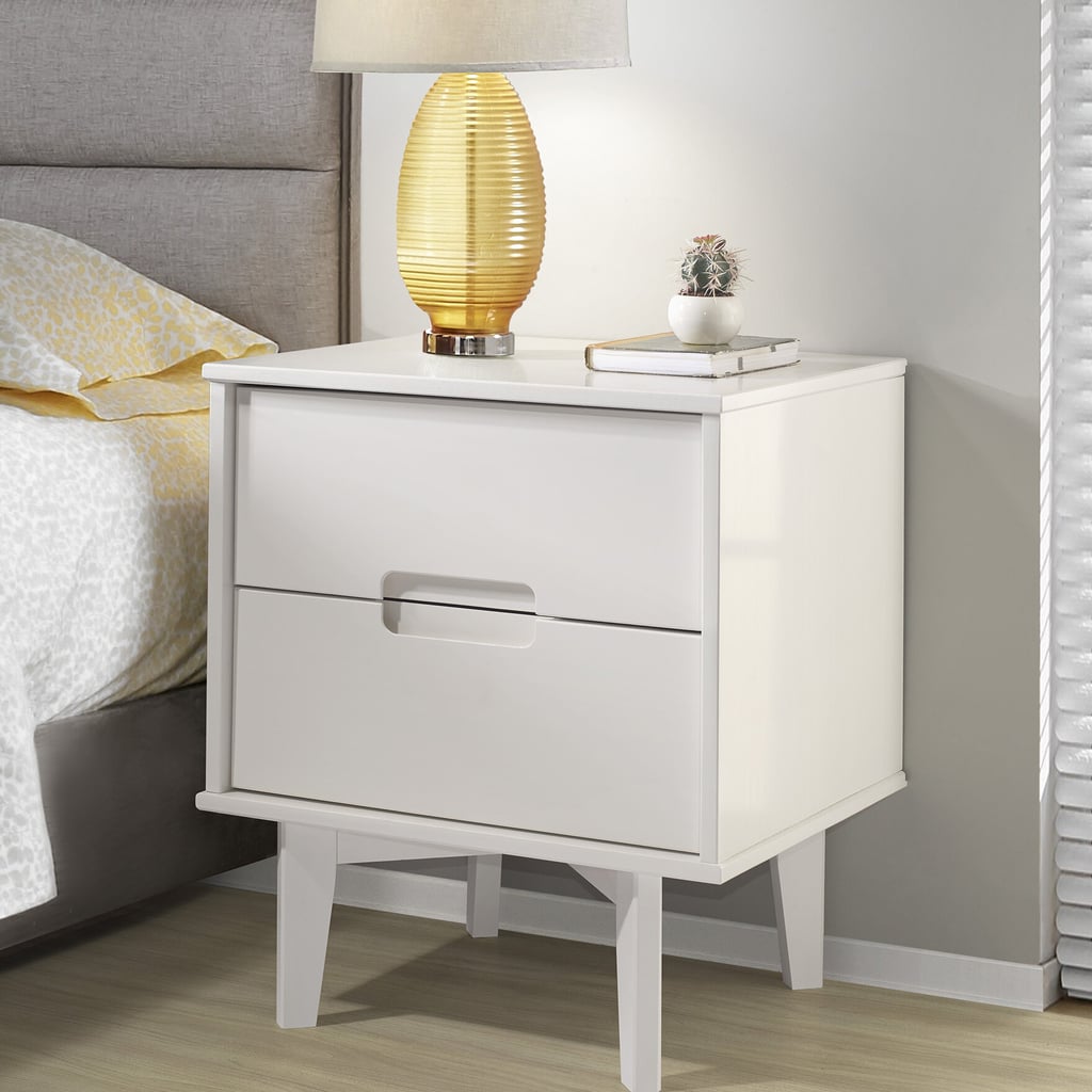 Cecille Groove Handle 2 Drawer Nightstand