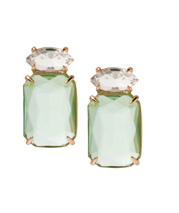 Brilliant Gemstone Stud Earrings