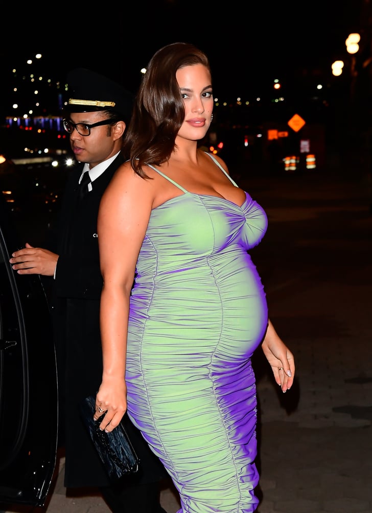 Ashley Graham Is Glowing in This Iridescent Bodycon Dress