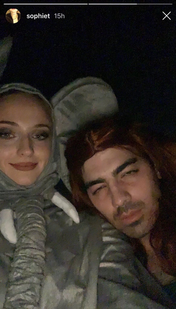 Joe Jonas's Sansa Stark Halloween Costume