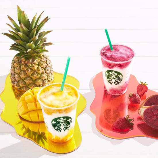 Starbucks Berry Prickly Pear and Mango Pineapple Frappuccino