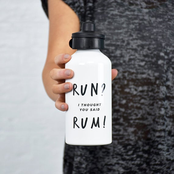 Run Rum Gym Water Bottle