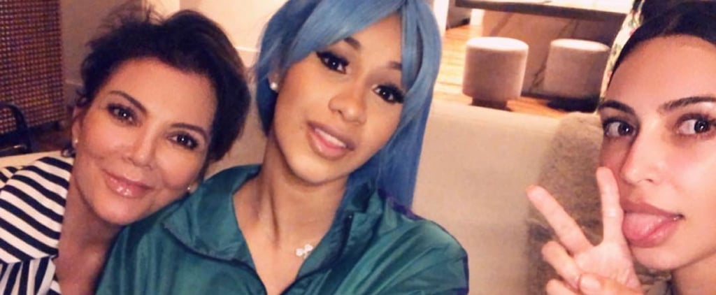 Cardi B Hangs Out With Kim Kardashian and Kris Jenner