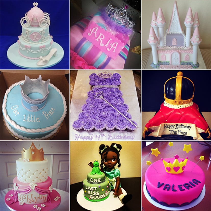 happy birthday disney princess cake