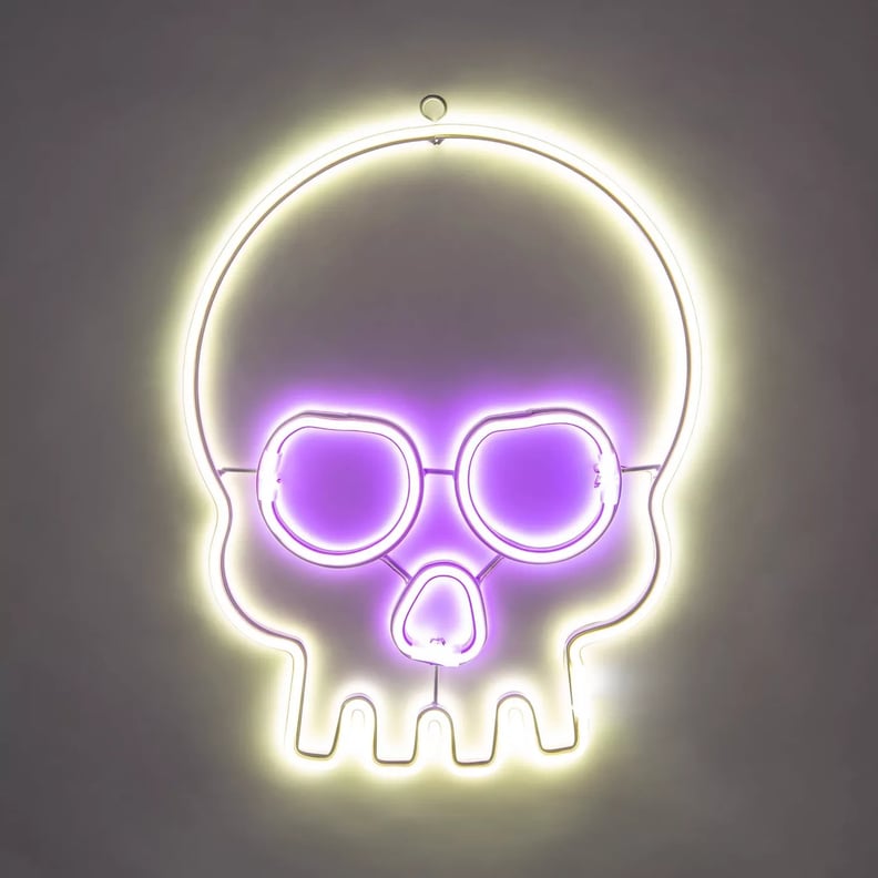 Neon Light Skull