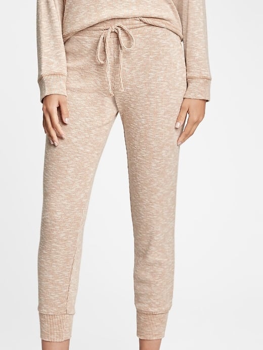 topshop ribbed skinny joggers