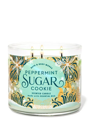 Peppermint Sugar Cookie 3-Wick Candle