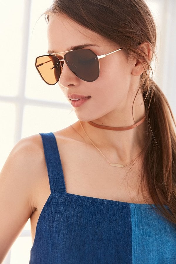 Urban Outfitters Geo Aviator Sunglasses