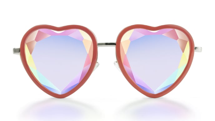 H0les Heart-Shaped Crystal Glasses ($95)