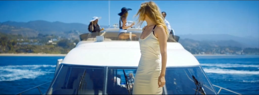 But then, WHOA — She's on a Boat