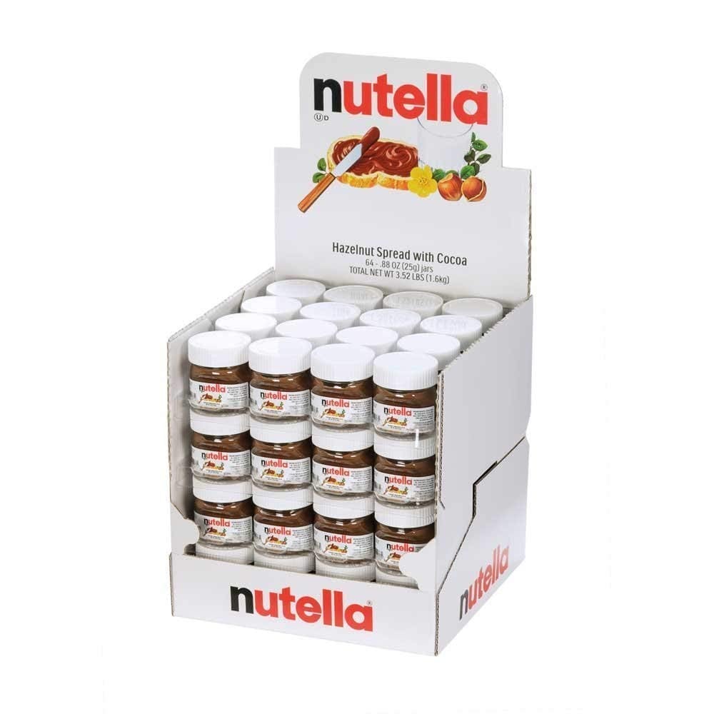 A Crowd Pleasing Gift: Nutella Mini Glass Bottles