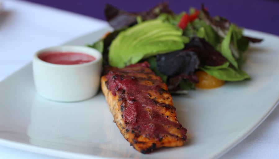 Boysenberry Salmon at Spurs Boysenberry Salmon at Spurs
