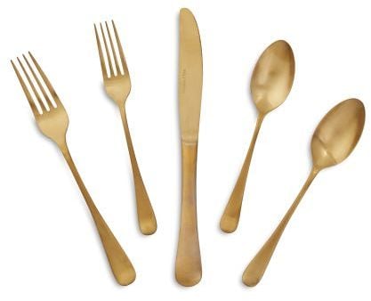 Gold Flatware 5-Piece Set ($45)