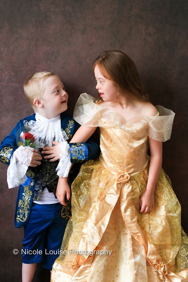 Beauty And The Beast This Down With Disney Photo Series Aims To Create Down Syndrome Awareness In The Cutest Way Popsugar Family Photo 12