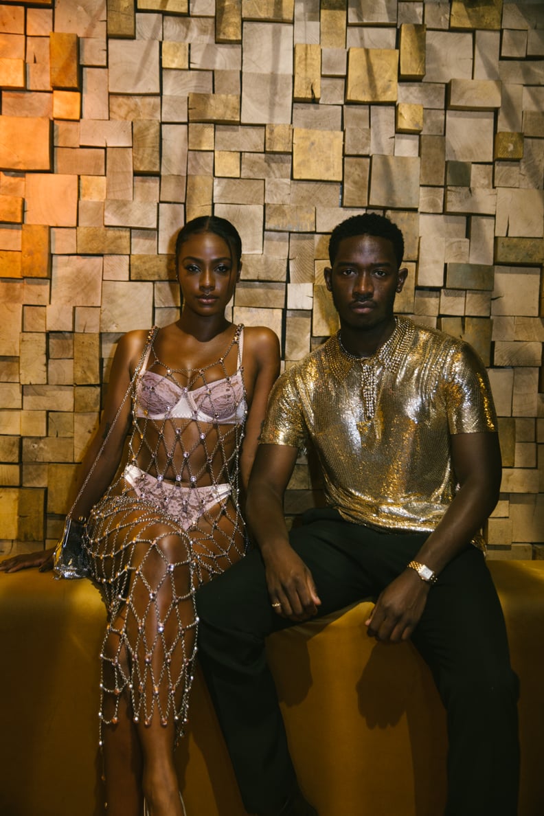 Justine Skye and Damson Idris at the Rabanne x H&M Party in Paris