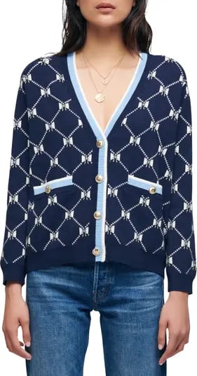 Maje Bows Cardigan Sweater ($263, originally $375)