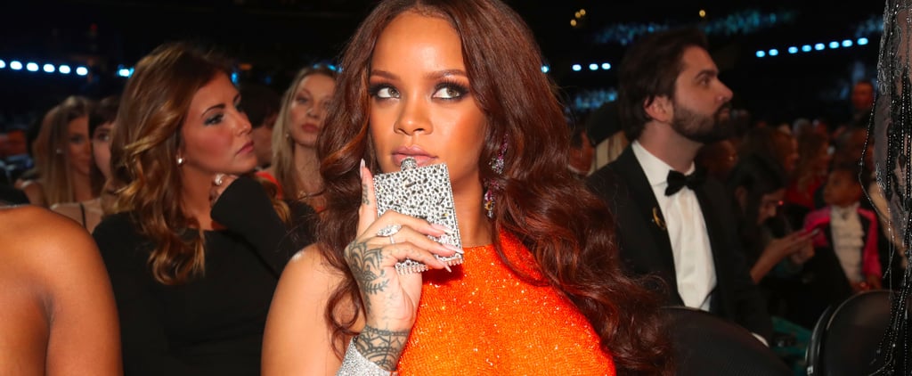 Rihanna Drinking From a Flask at the Grammys 2017
