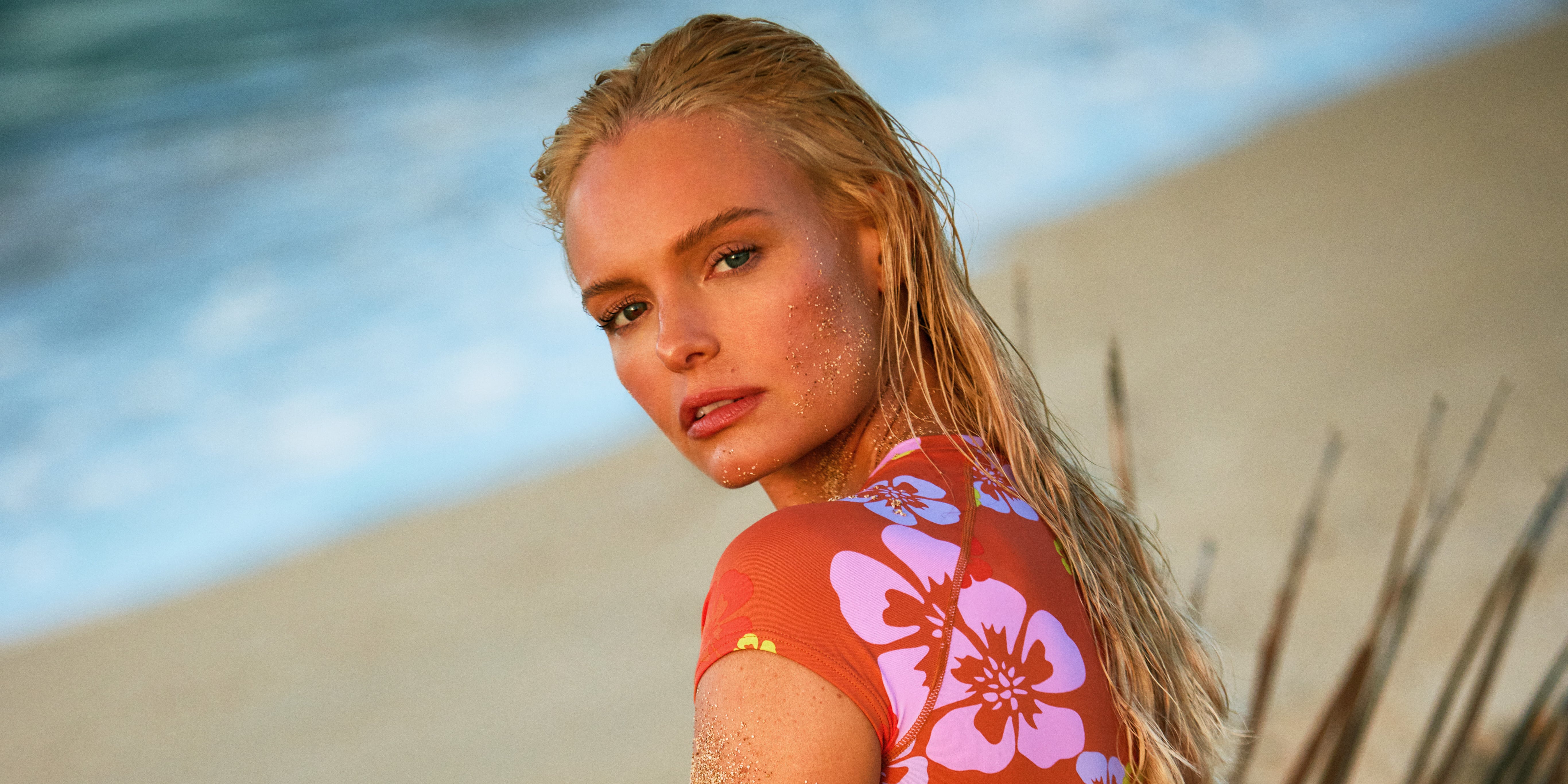 Shop Kate Bosworth's Blue CrushInspired Roxy Swimwear POPSUGAR Fashion