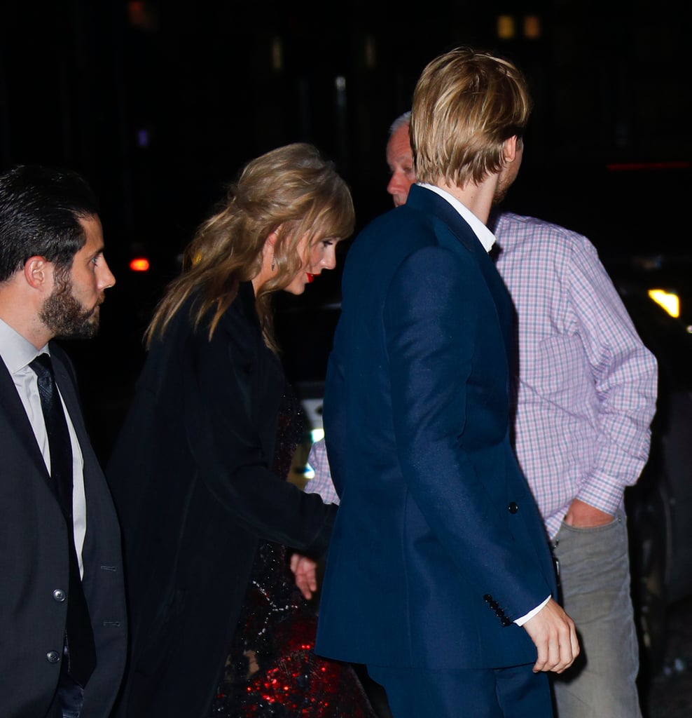 Taylor Swift and Joe Alwyn at The Favourite Premiere 2018