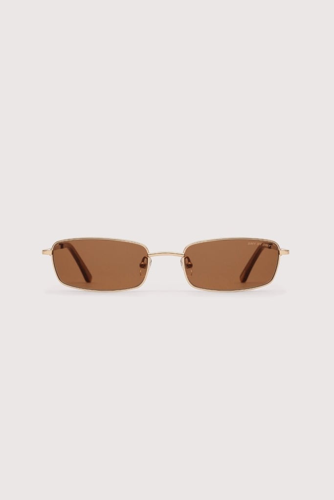 DMY BY DMY Olsen Brown Lens Rectangular Sunglasses