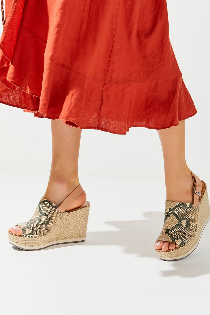 Dolce Vita Shan Snake Platform Wedges Take on Summer Soir es in