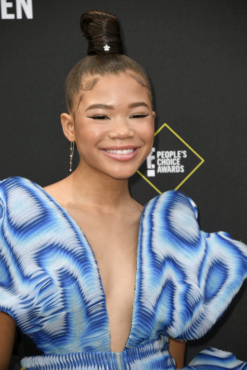 Storm Reid's Hair at the People's Choice Awards 2019