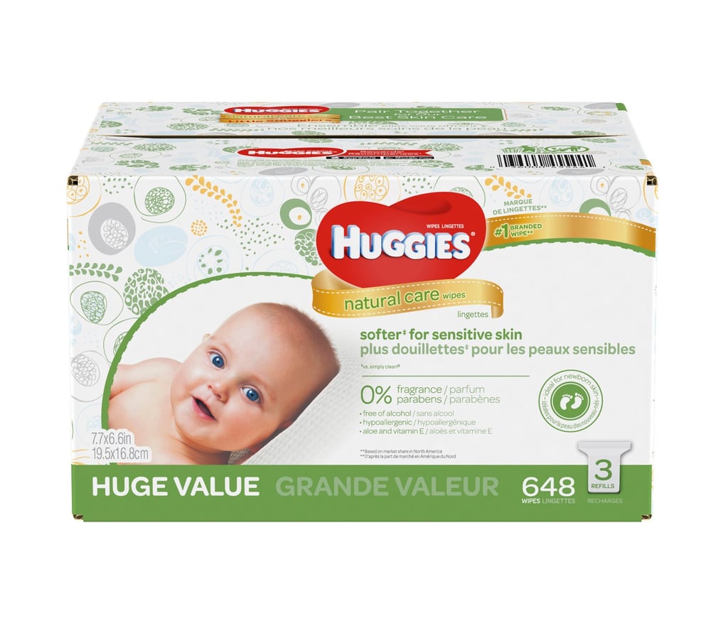 The Product: Huggies Natural Care Plus Wipes