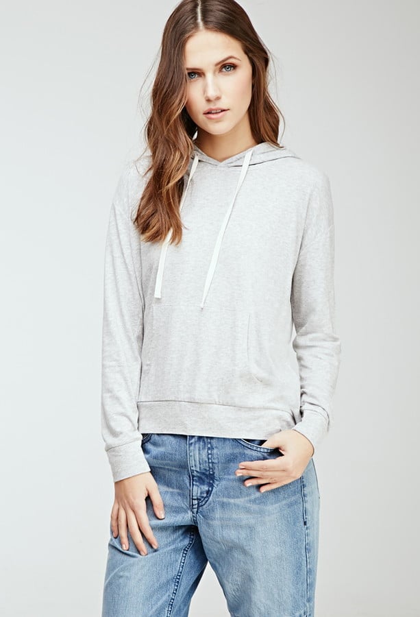 Forever 21 Hooded Cotton-Blend Pullover ($20)