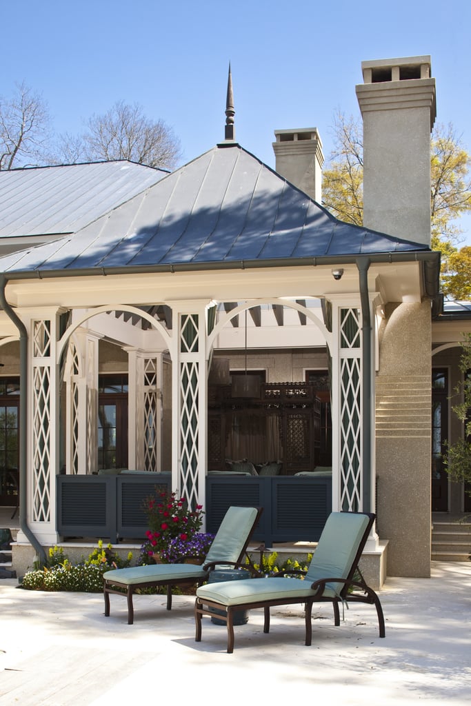 From the lattice trellising to the pool chairs angled toward the riverfront view, every detail in this $12.5M estate has been thoughtfully executed.