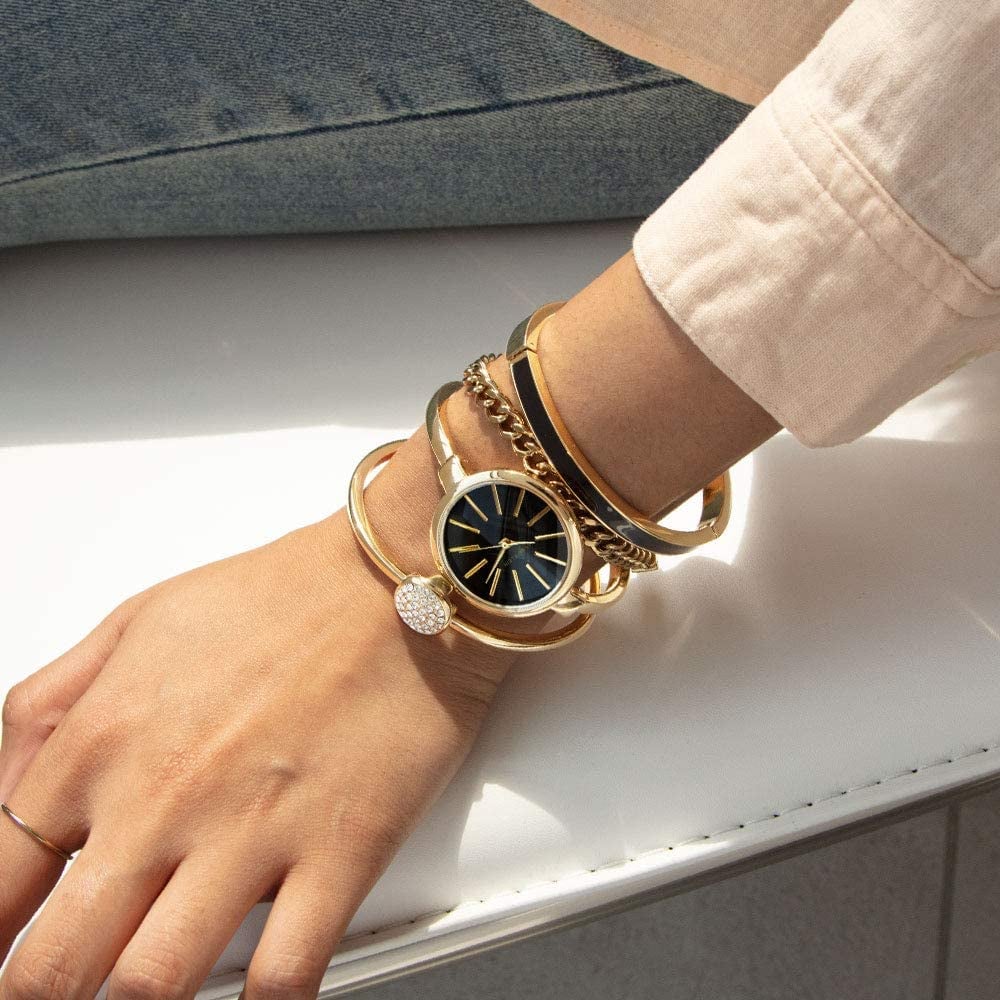 Anne Klein Bracelet Watch in White | Lyst