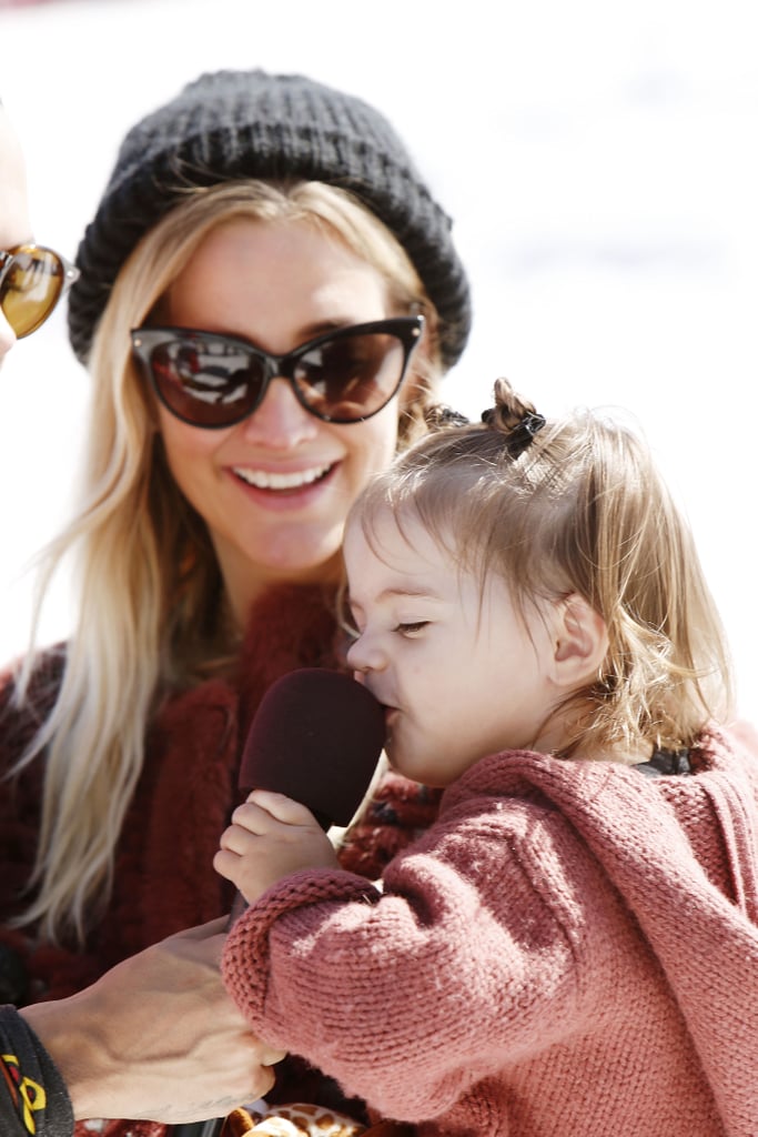 Ashlee Simpson and Her Family at Operation Smile Ski Event