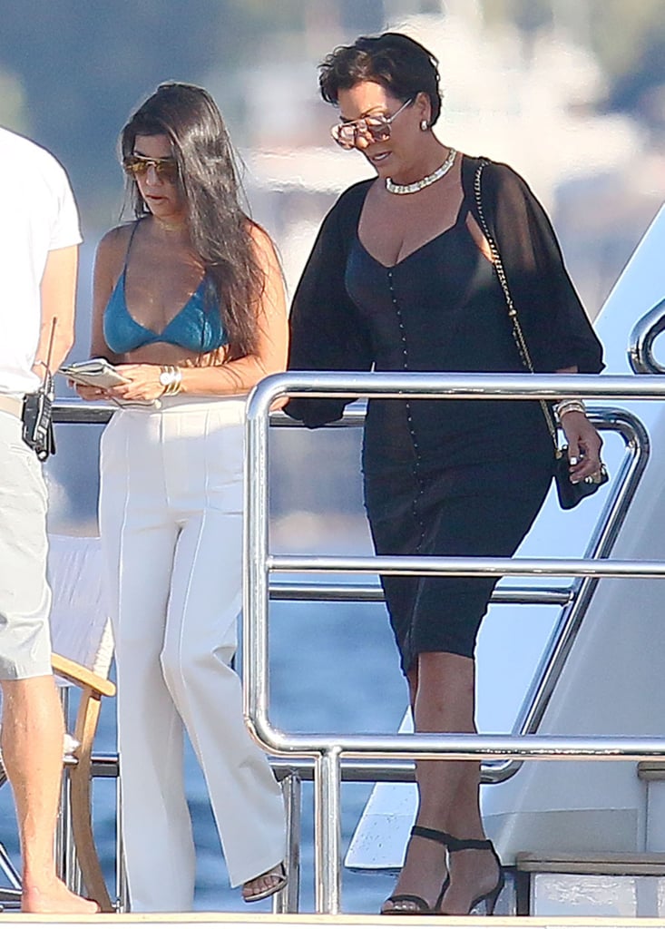Kourtney Kardashian on Vacation in Italy Sept. 2016